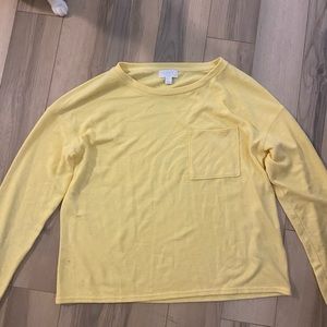Long sleeve light yellow